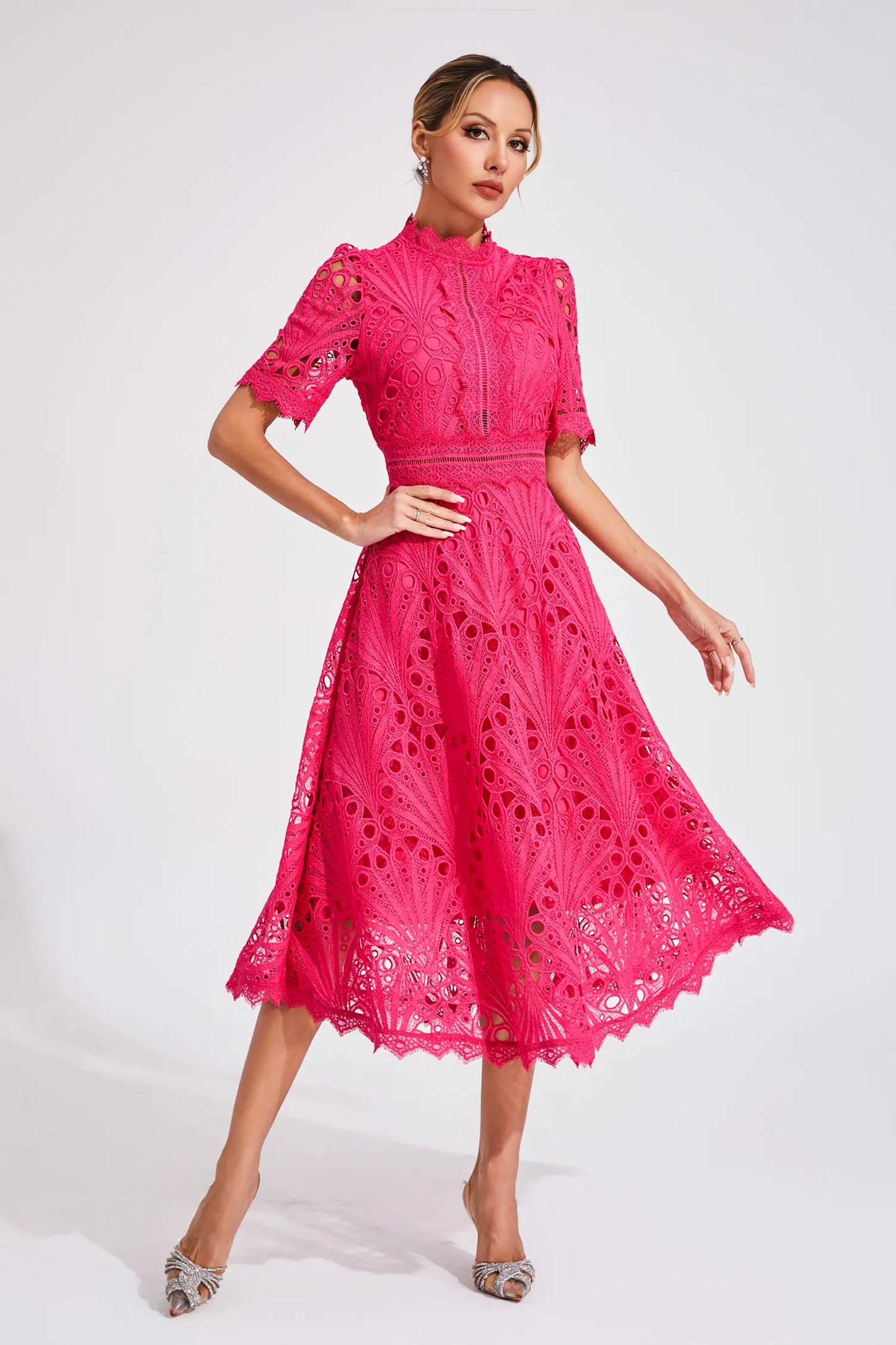 Women's A-Line Midi Dress
