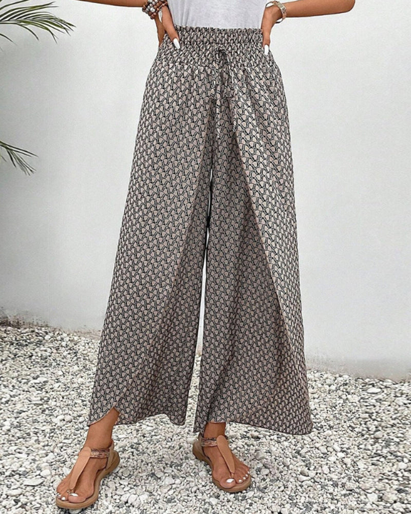 Women's Wide Leg Pants – Grey