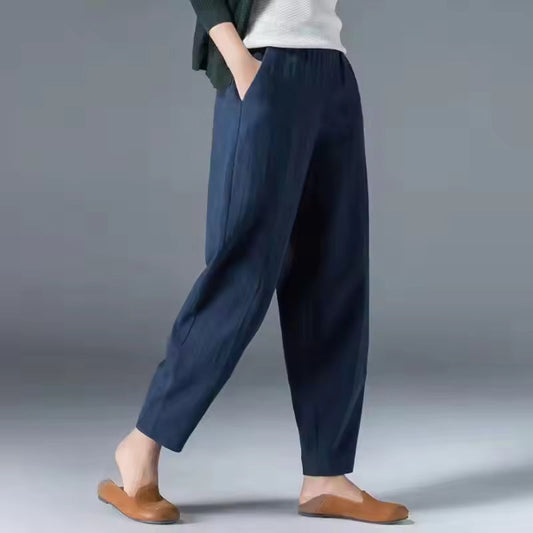Women's Wide Leg Pants – Dark Blue