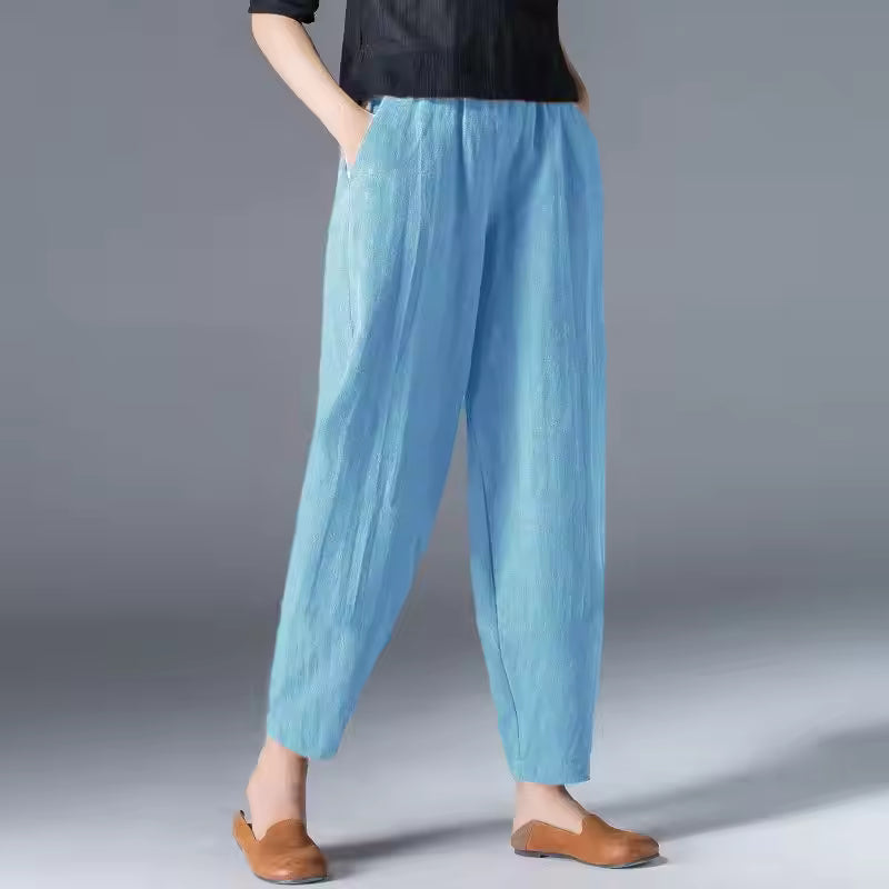 Women's Wide Leg Pants – Sky Blue