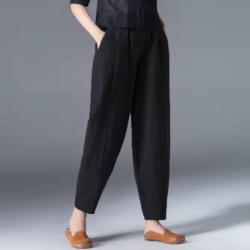 Women's Wide Leg Pants – Black