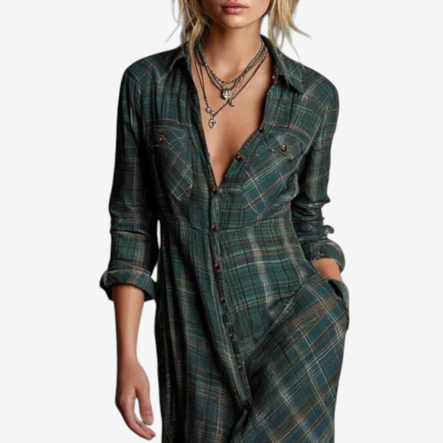 Women's Maxi Dress – Green