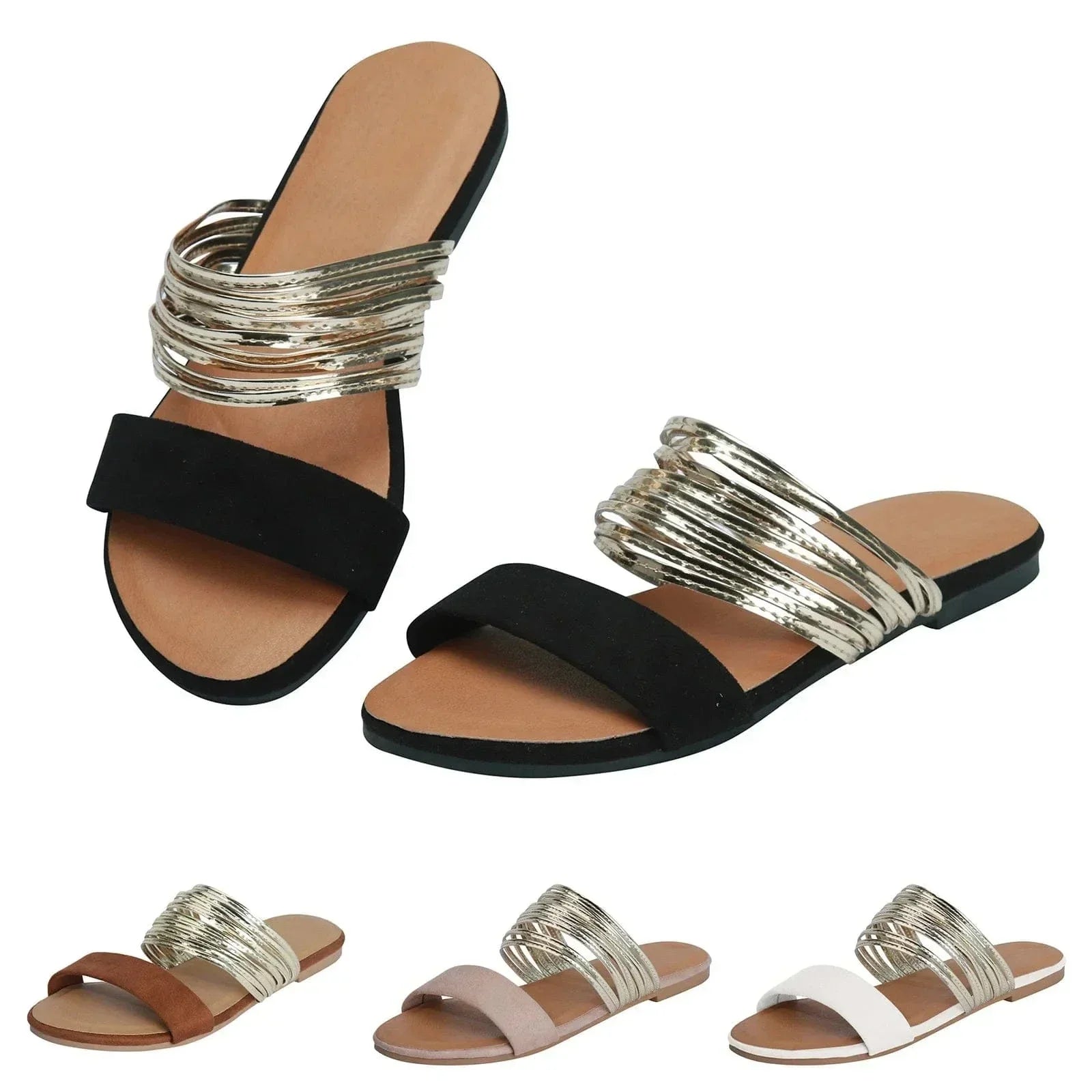 Women's Strappy Flat Sandals