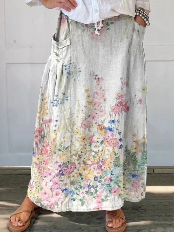 Women's Maxi Skirt – White