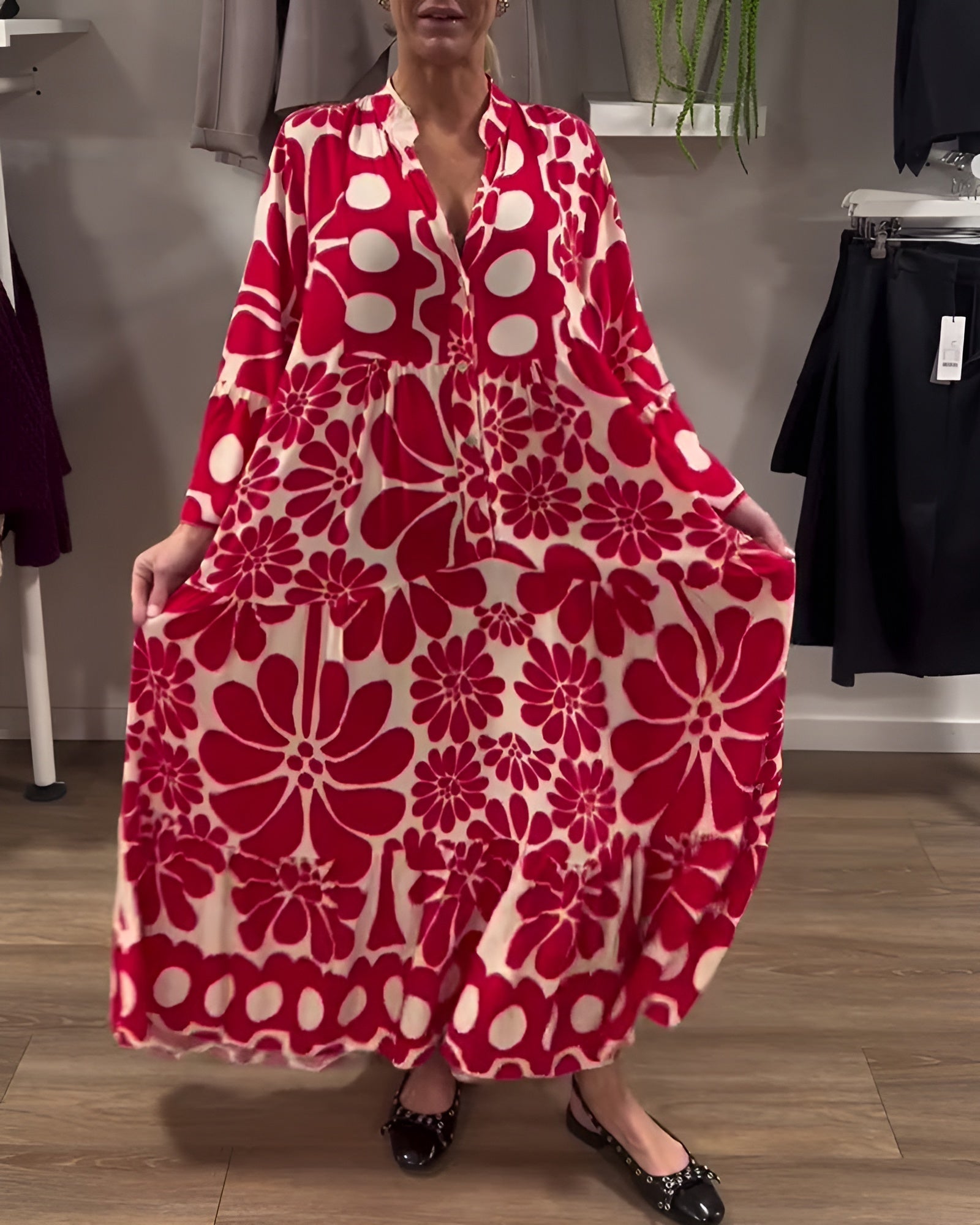 Women's Wrap Maxi Dress