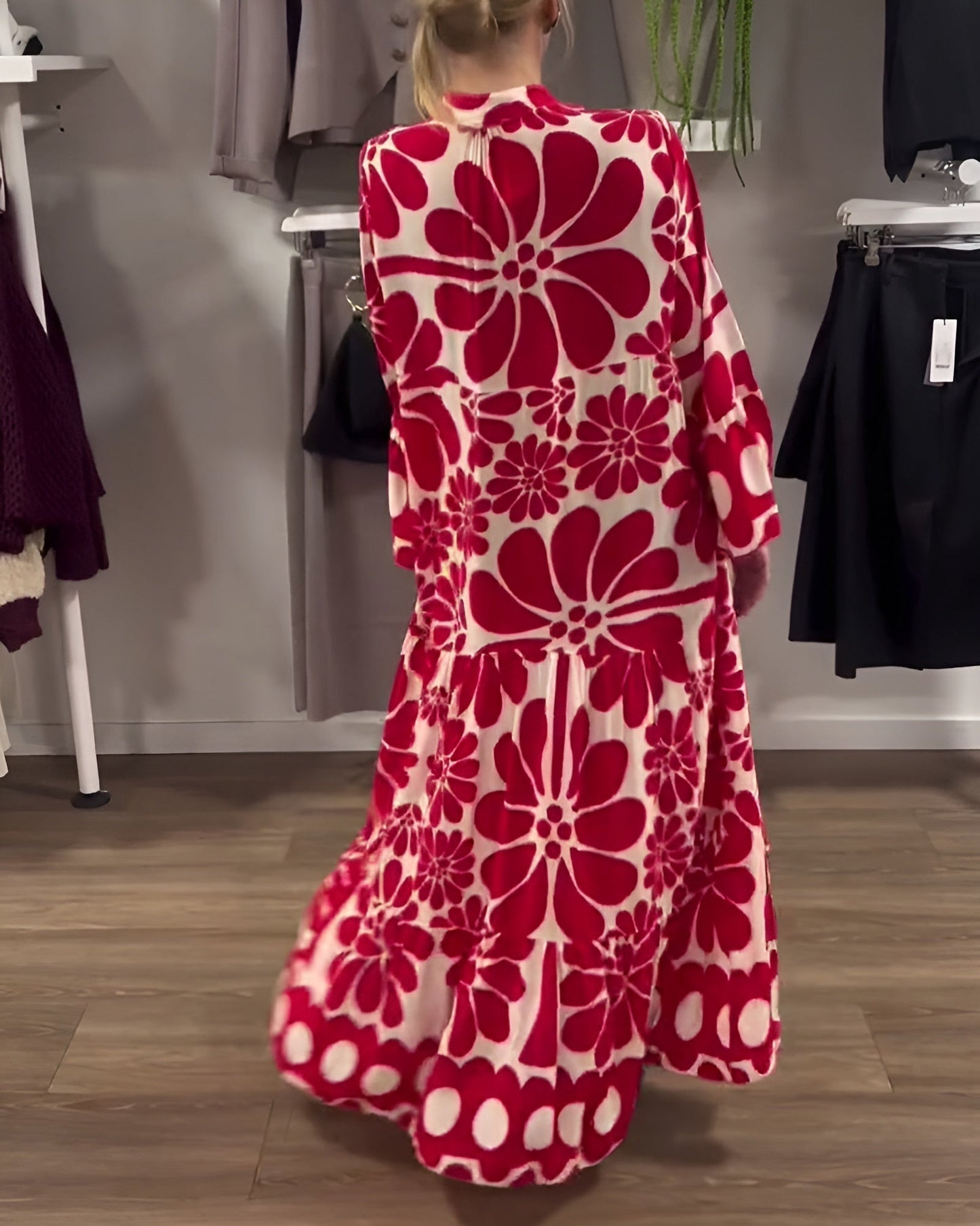 Women's Wrap Maxi Dress