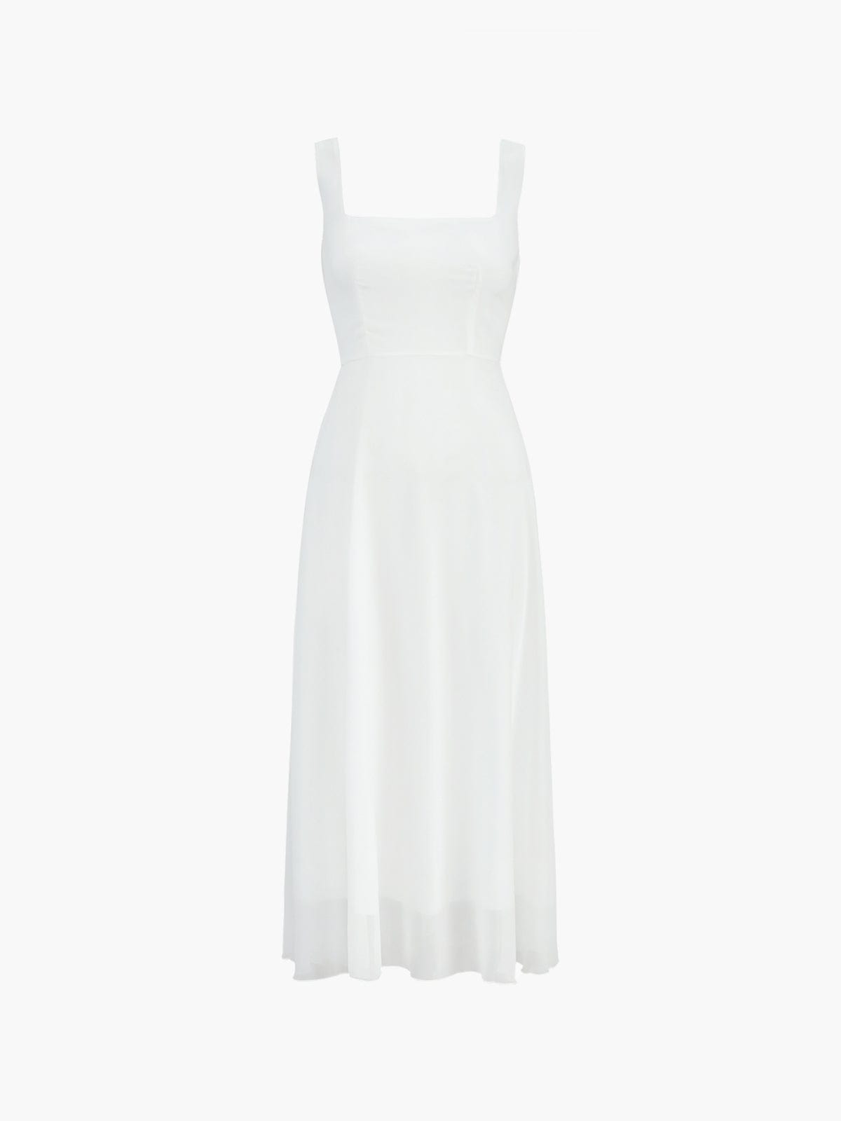 Women's Square Neck Midi Dress