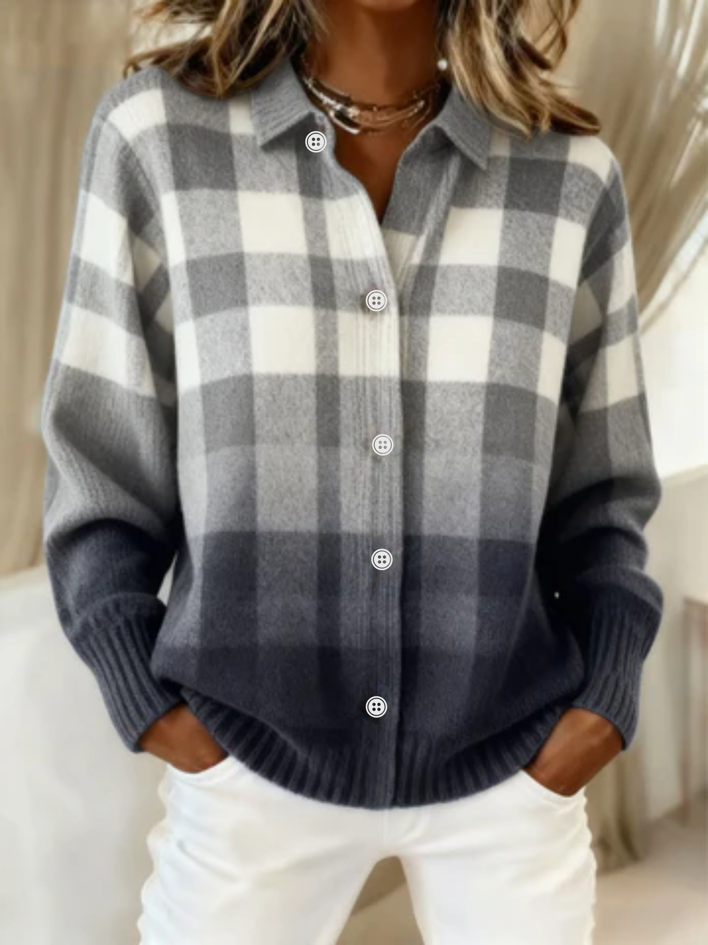 Women's Long Sleeve Shirt – Multicoloured