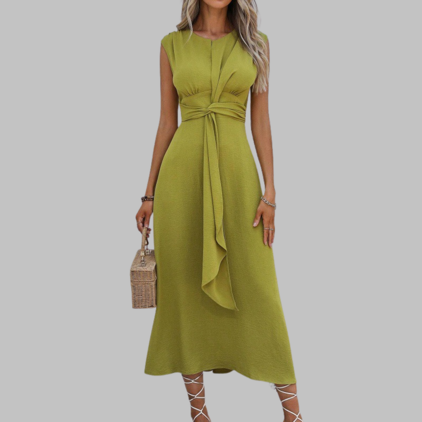 Women's Maxi Dress – Yellow