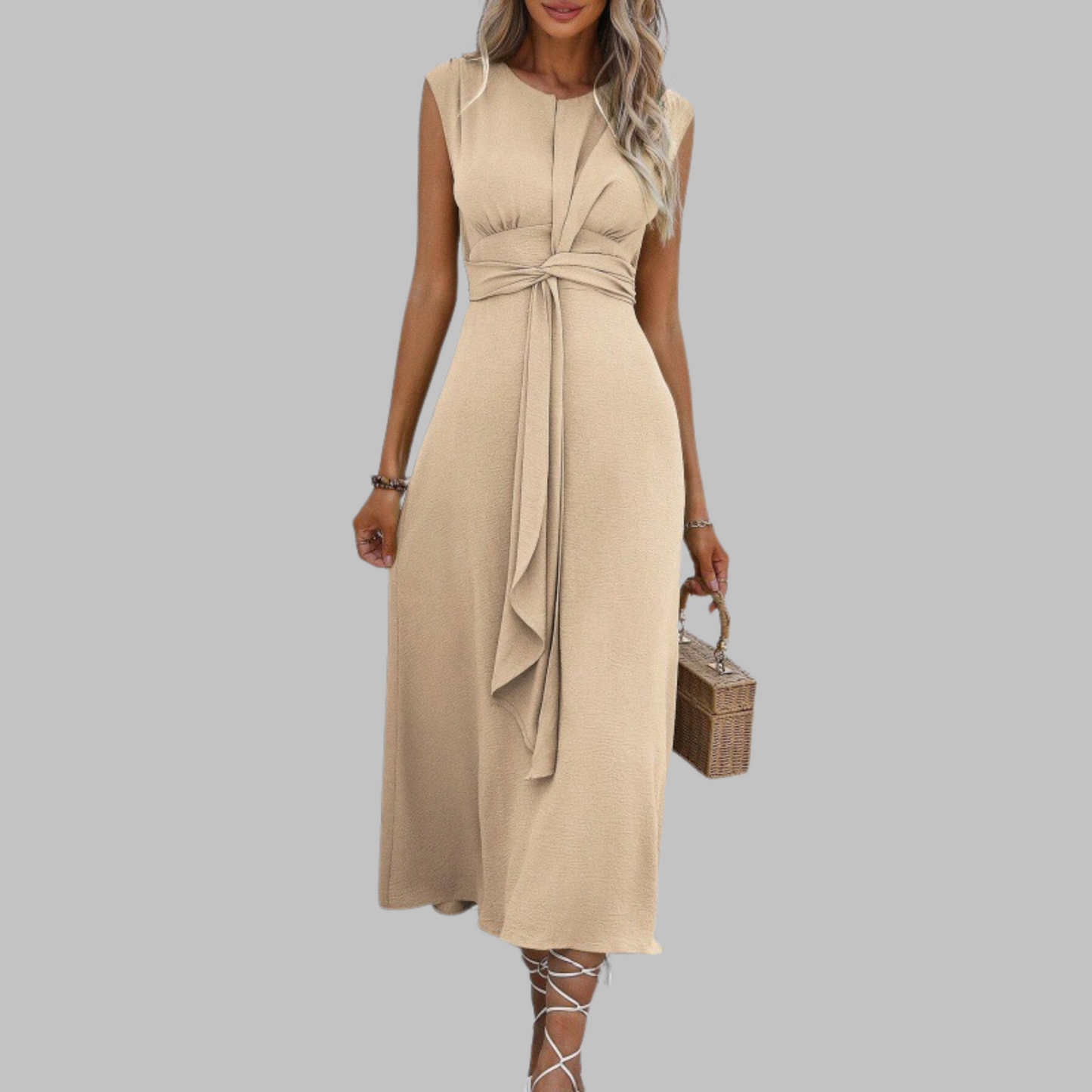Women's Maxi Dress – Apricot