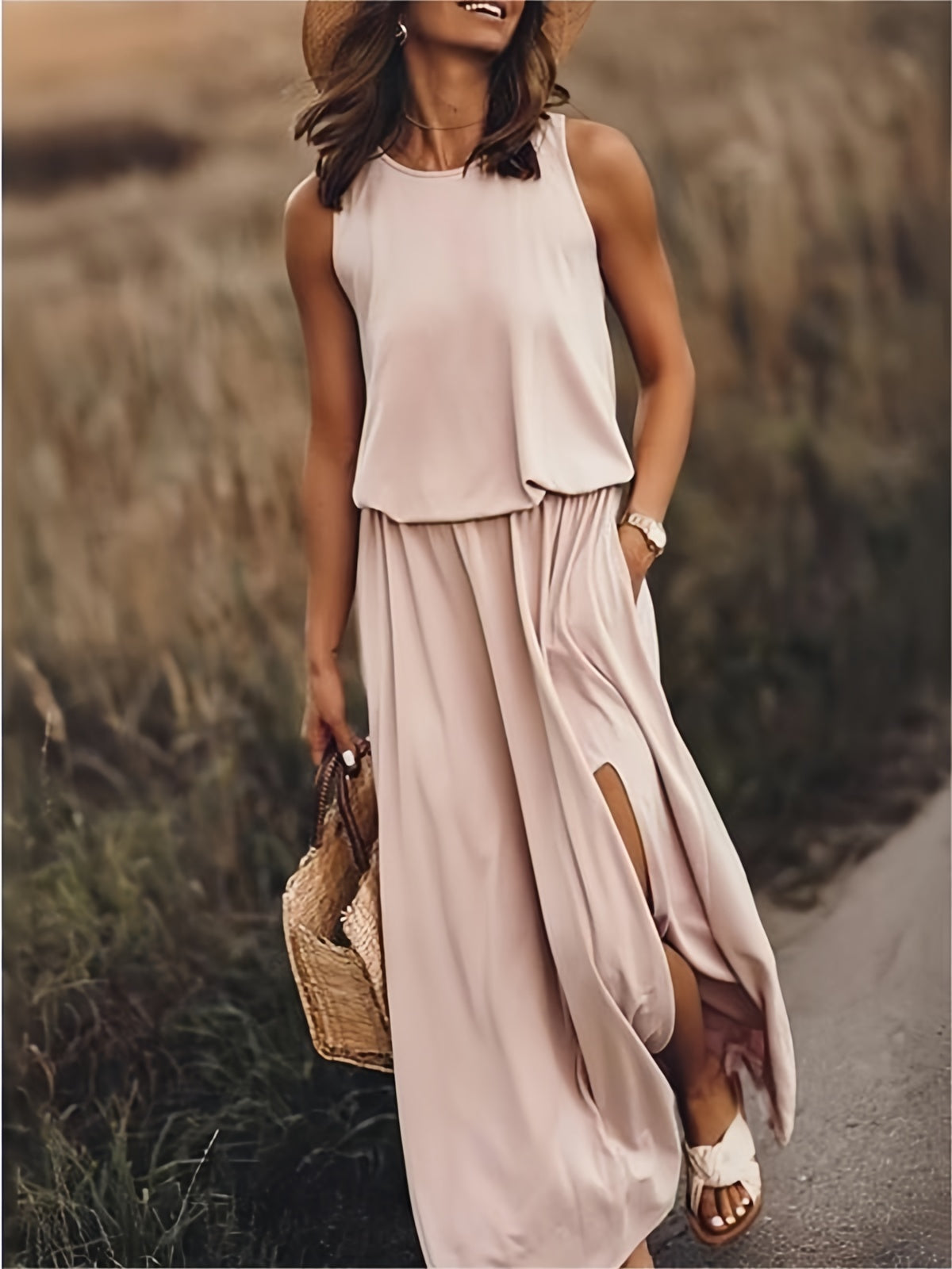 Women's Maxi Dress – Khaki