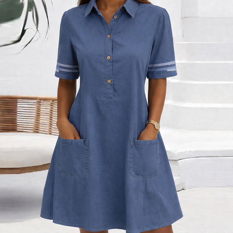 Women's Mini Dress – Blue