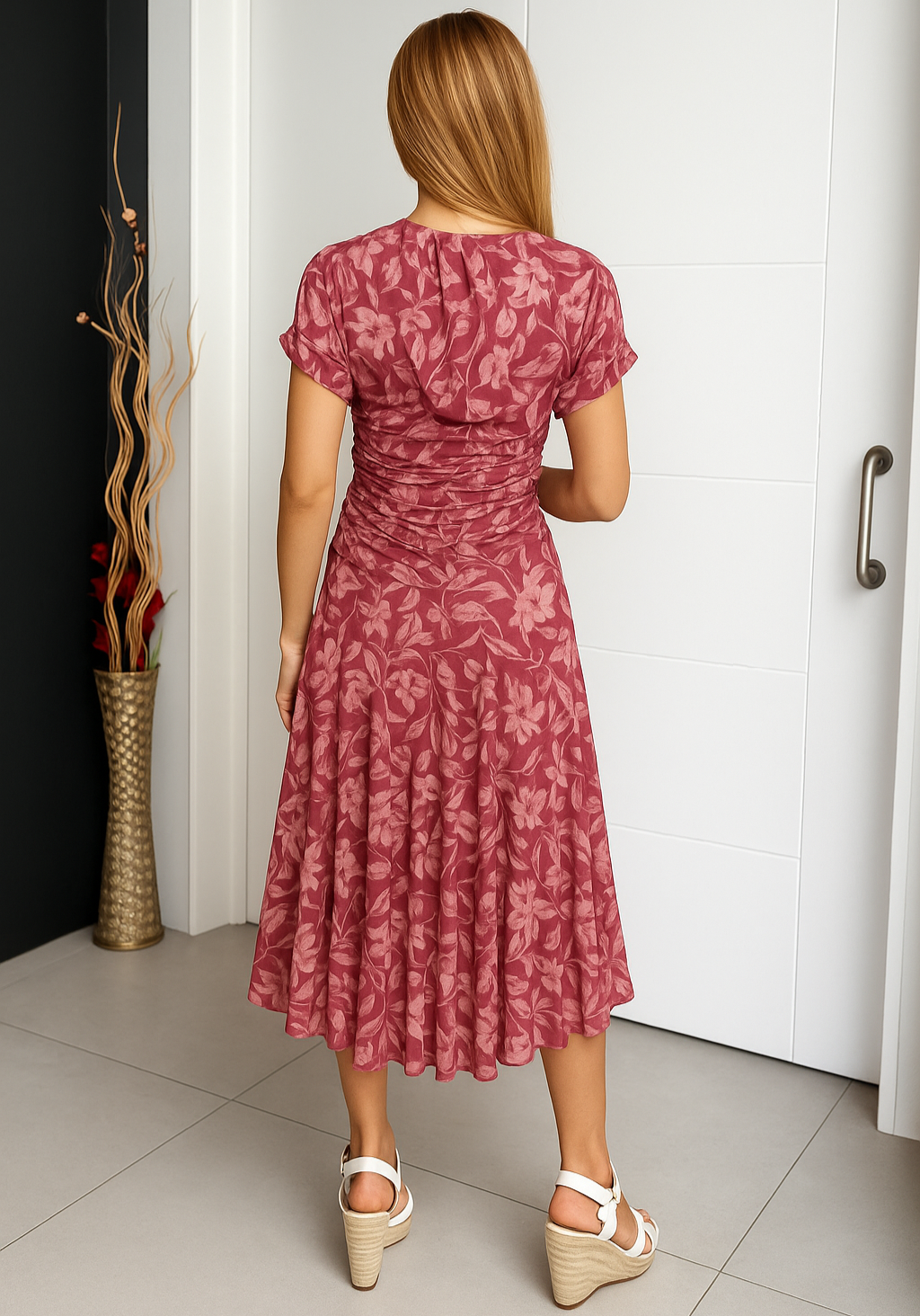 Women's Off-Shoulder Midi Dress