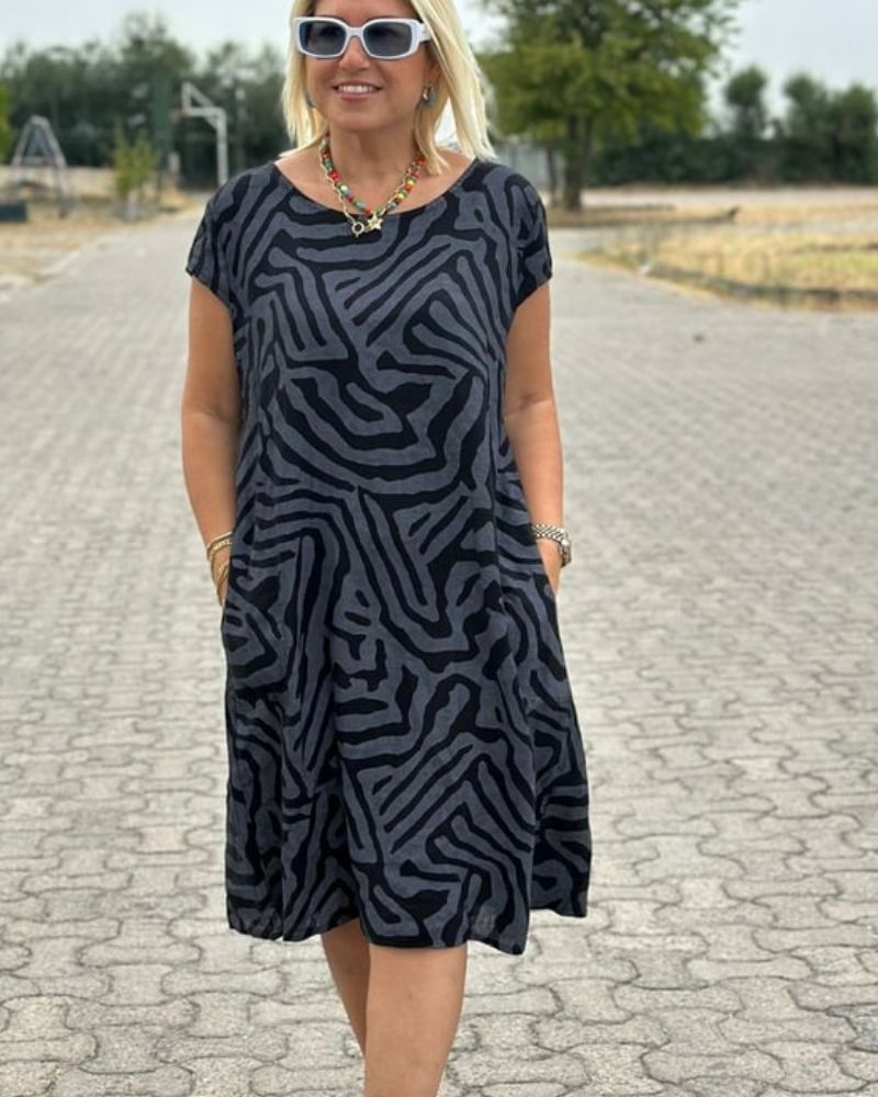 Women's Midi Dress – Black