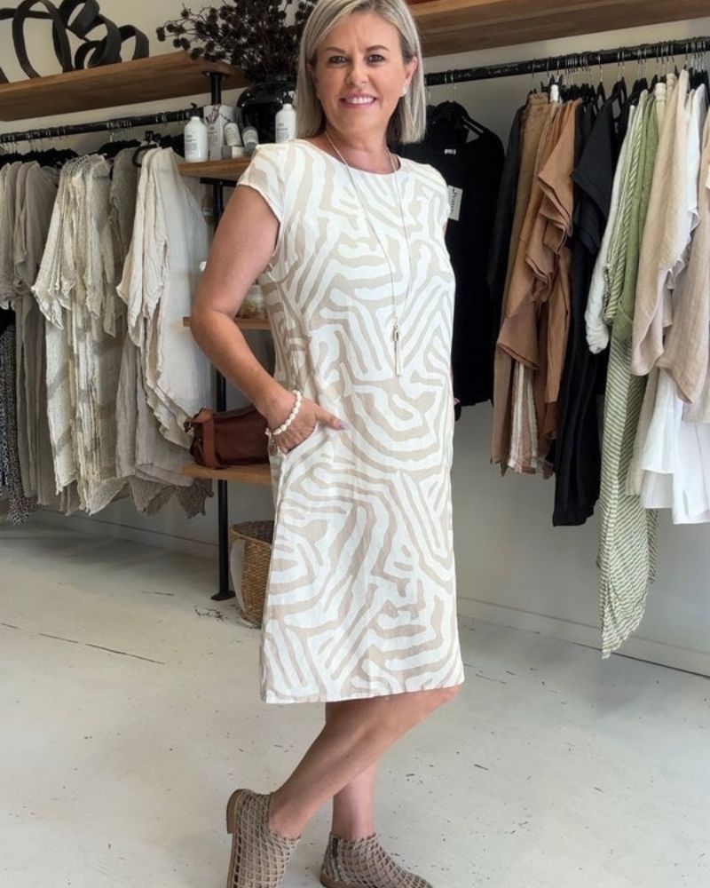 Women's Midi Dress – White