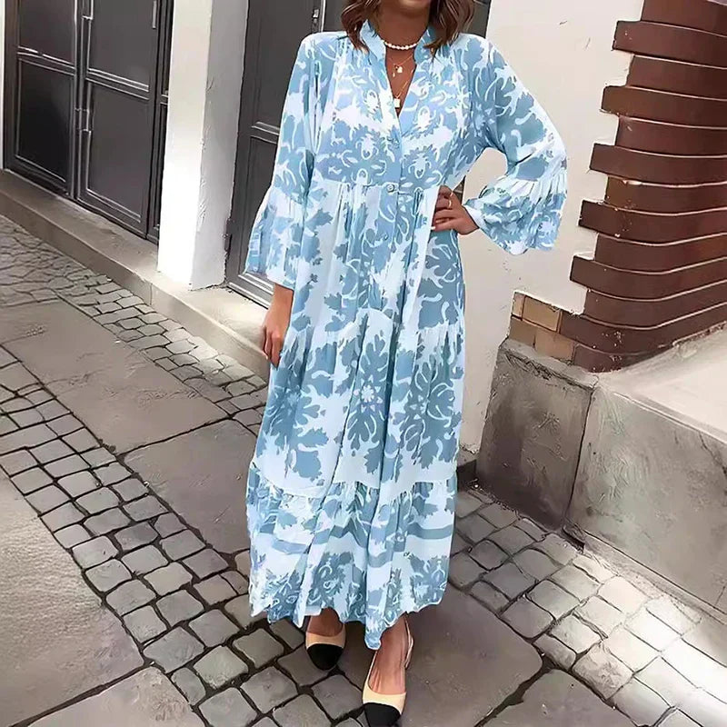 Women's Maxi Dress – Blue