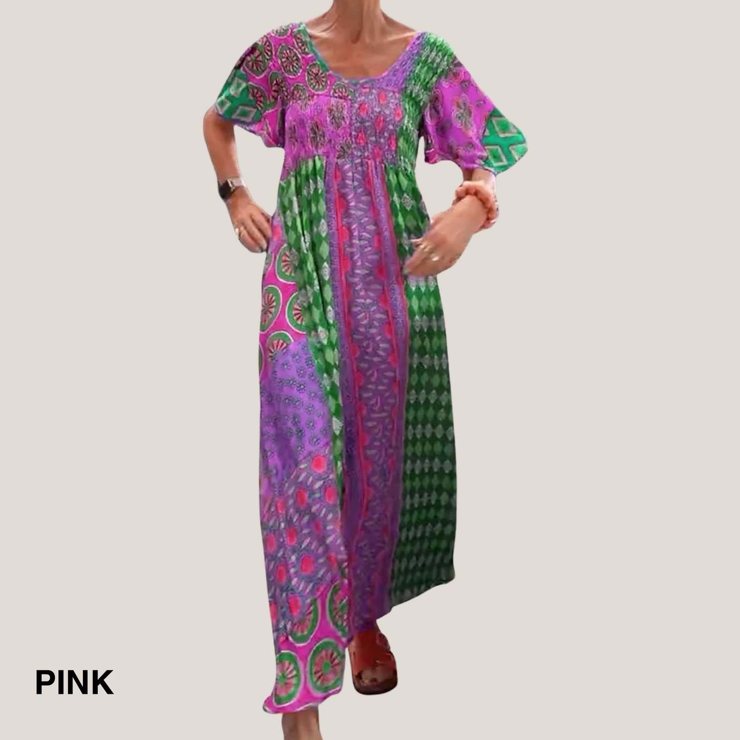 Women's Maxi Dress – Pink