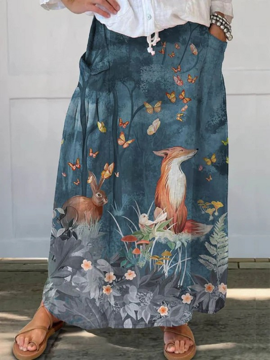 Women's Maxi Skirt – Dark Blue