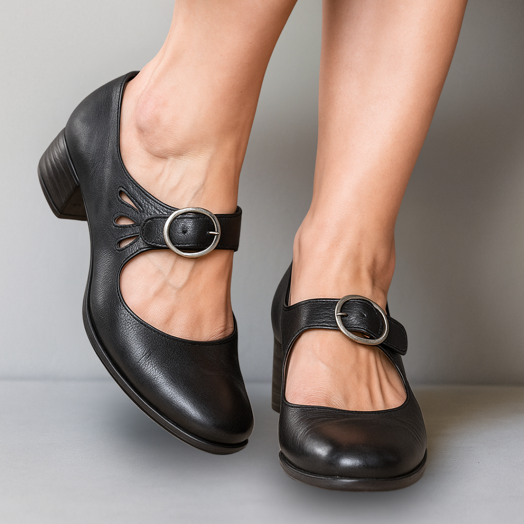 Women's Orthopedic Mary Janes – Black