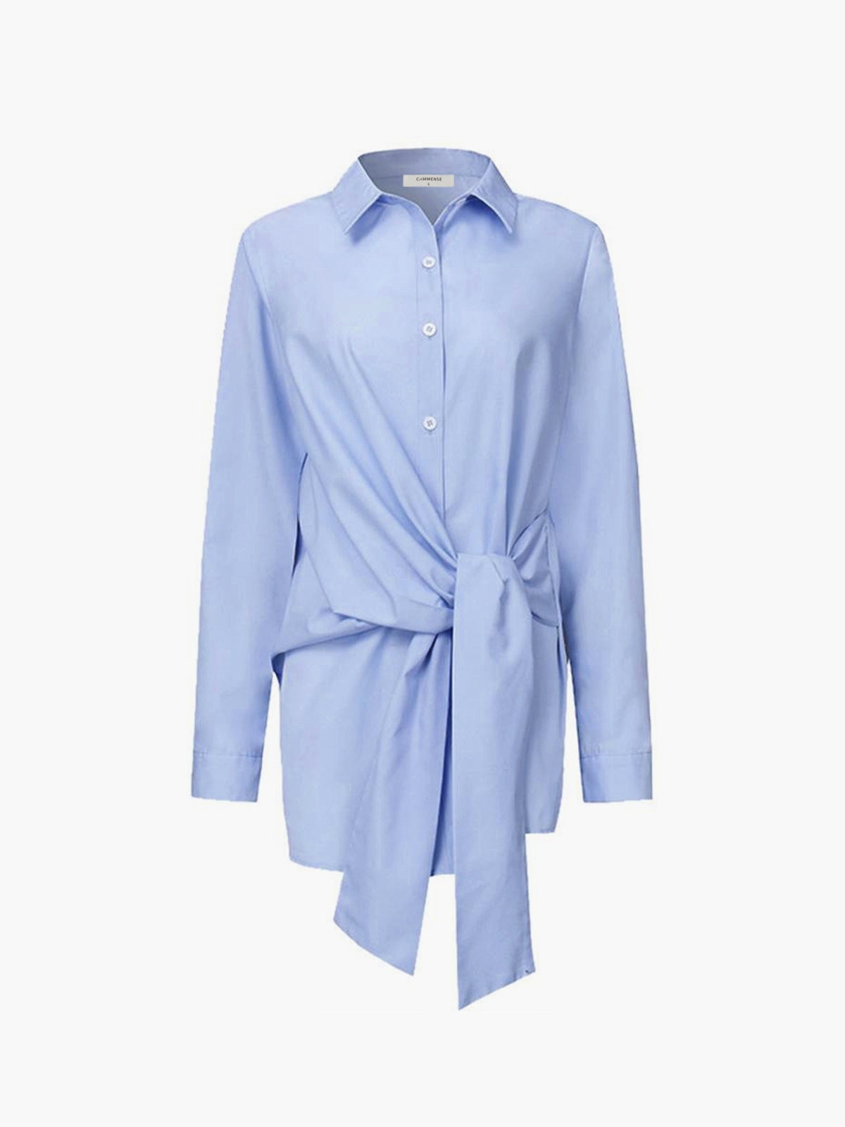 Women's Long Sleeve Blouse – Blue