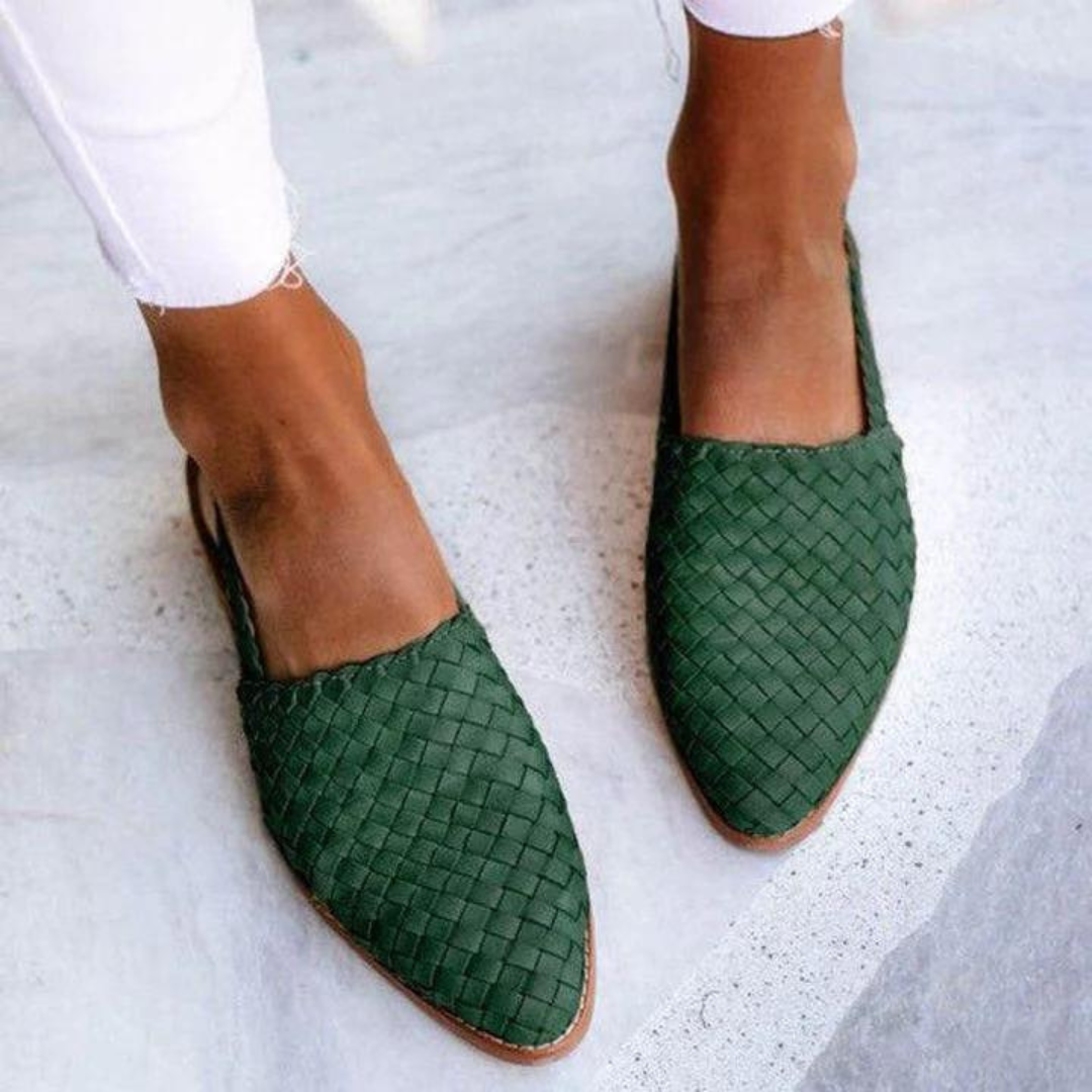 Women's Ballet Flats – Green