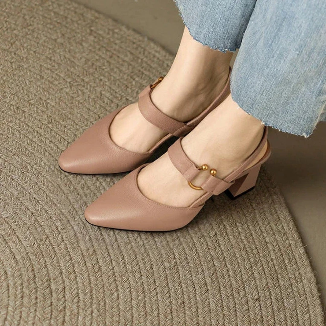 Women's Block Heel Mary Janes