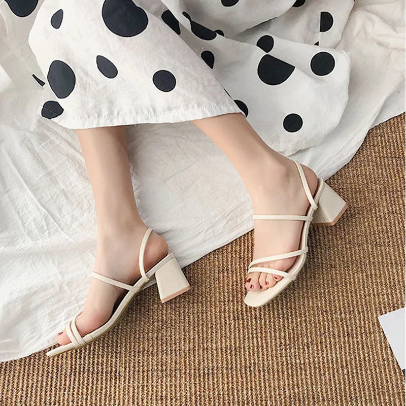 Women's Heeled Strappy Sandals