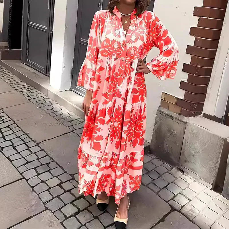 Women's Maxi Dress – Red