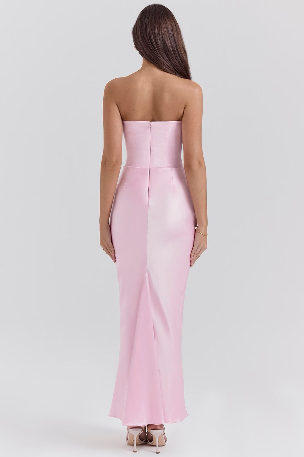 Women's Strapless Evening Maxi Dress