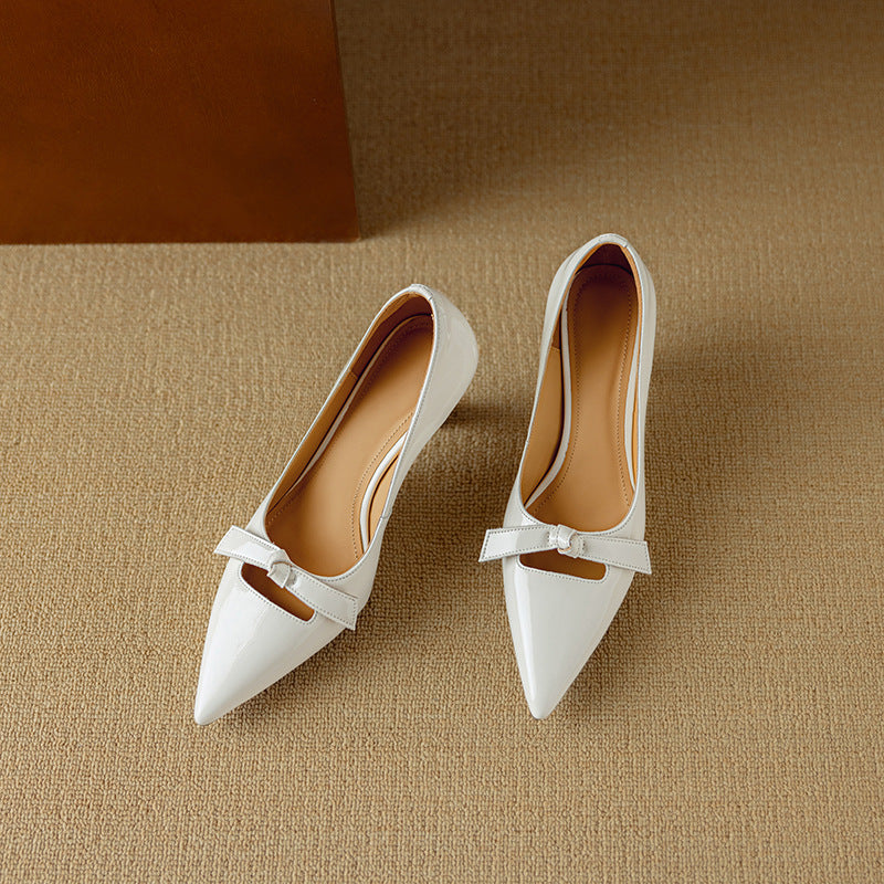 Women's Kitten Heel Pointed Toe Heels