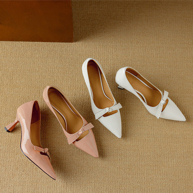 Women's Kitten Heel Pointed Toe Heels