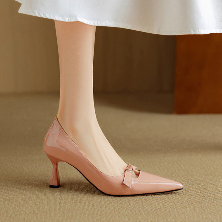 Women's Kitten Heel Pointed Toe Heels