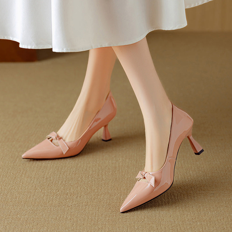 Women's Kitten Heel Pointed Toe Heels