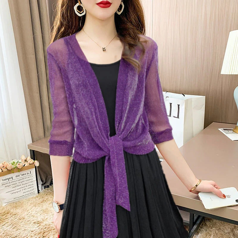 Women's Blouse – Purple