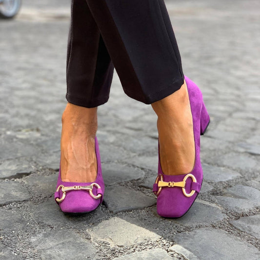 Women's Mary Janes – Purple