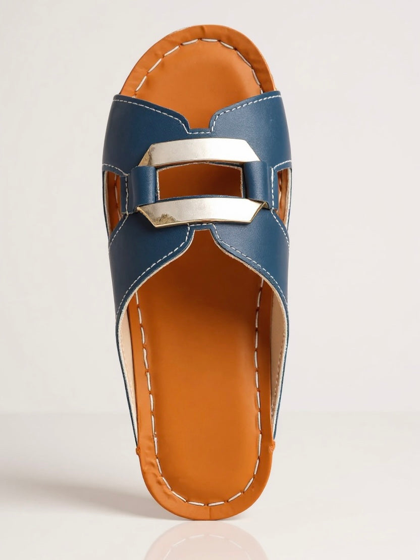 Women's Buckle Slide Sandals