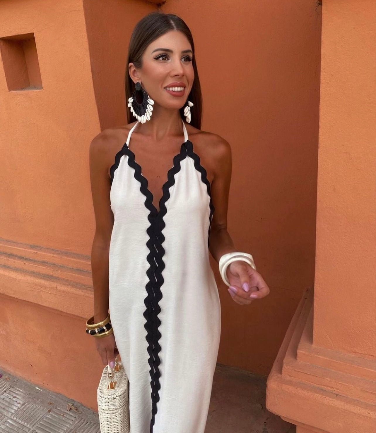 Women's Halter Maxi Dress