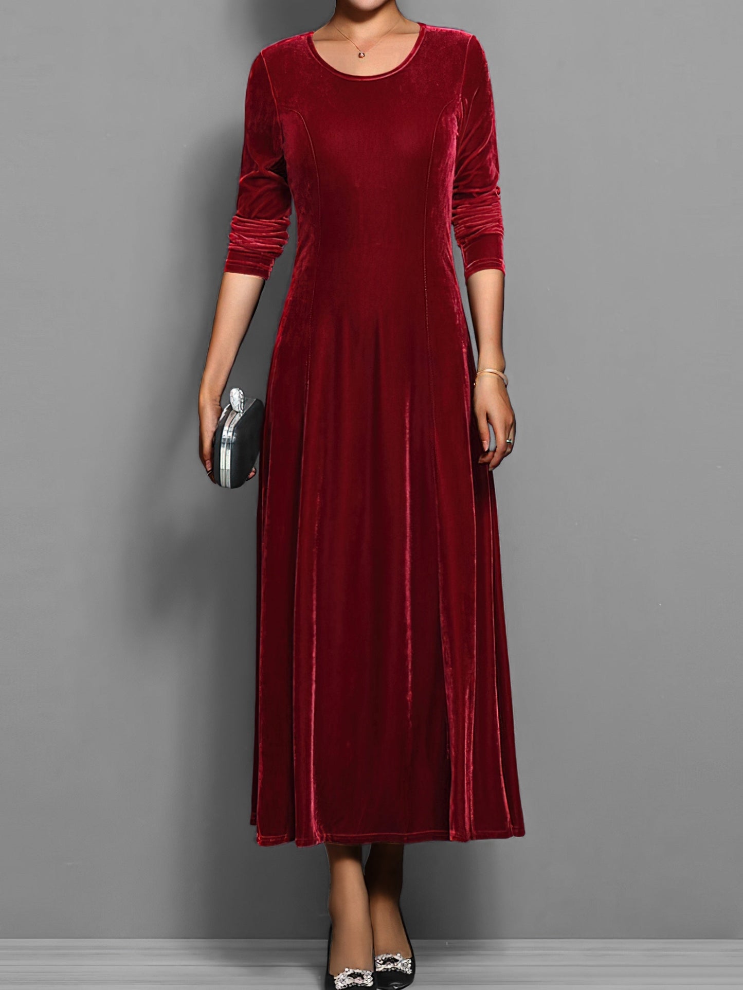 Women's Maxi Dress – Red