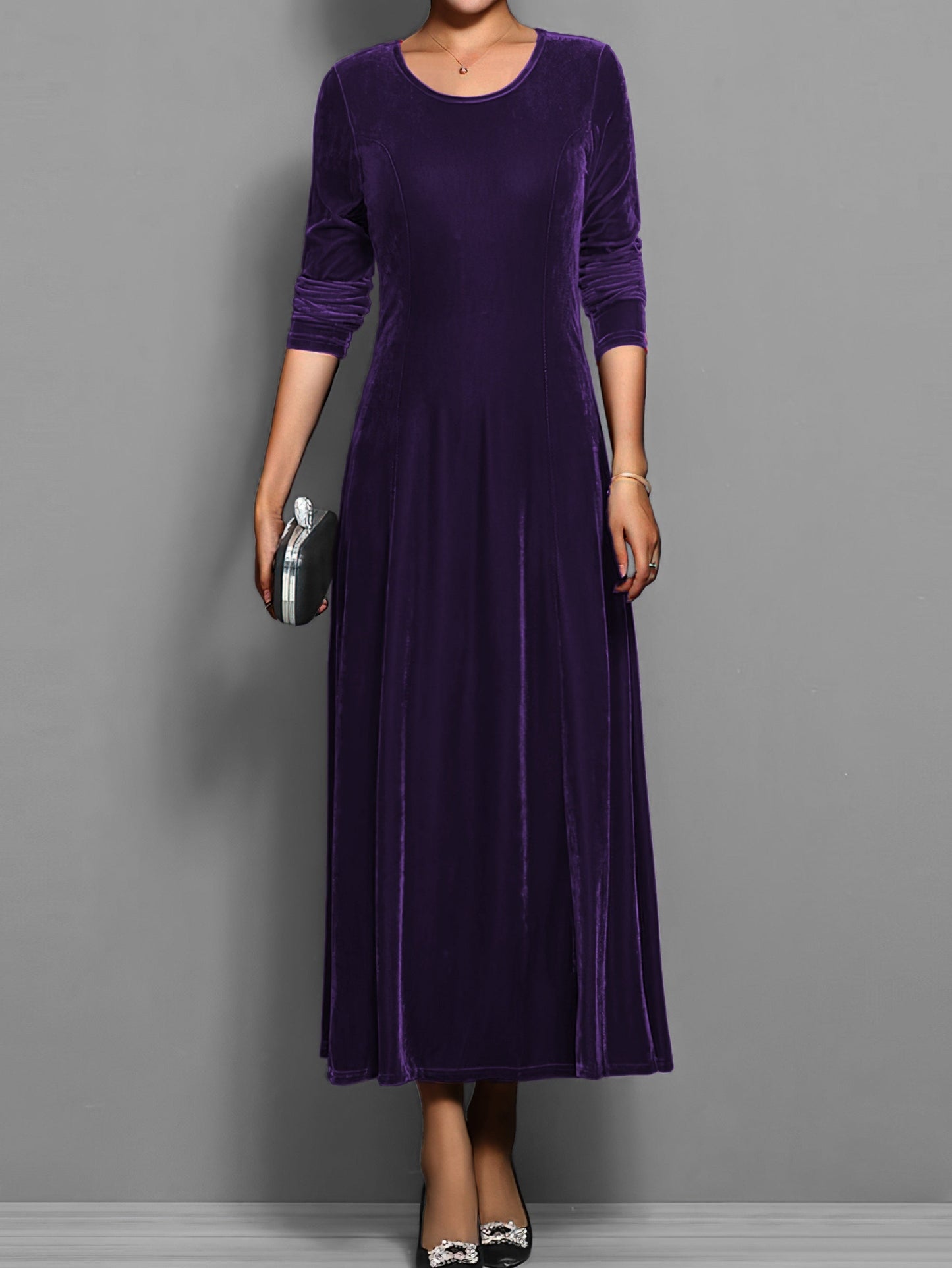 Women's Maxi Dress – Purple