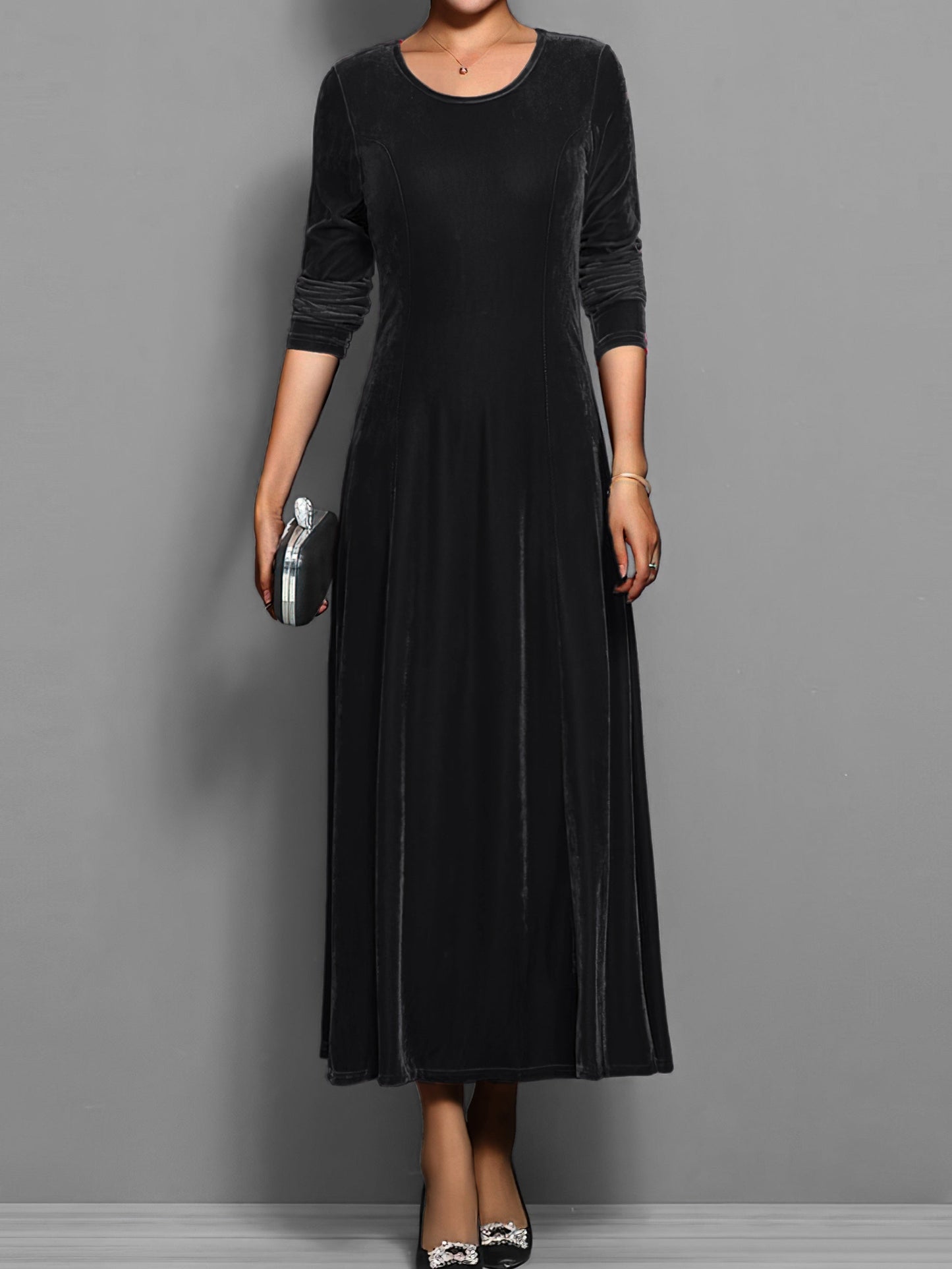 Women's Maxi Dress – Black
