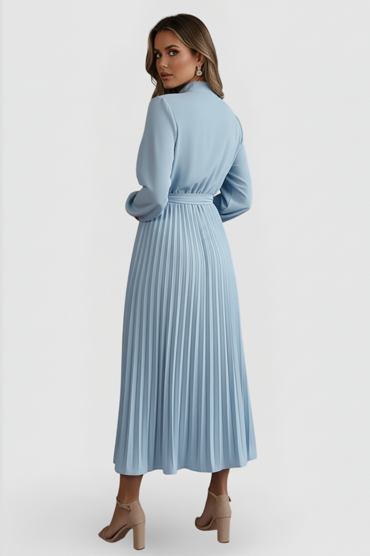 Women's Pleated Midi Dress