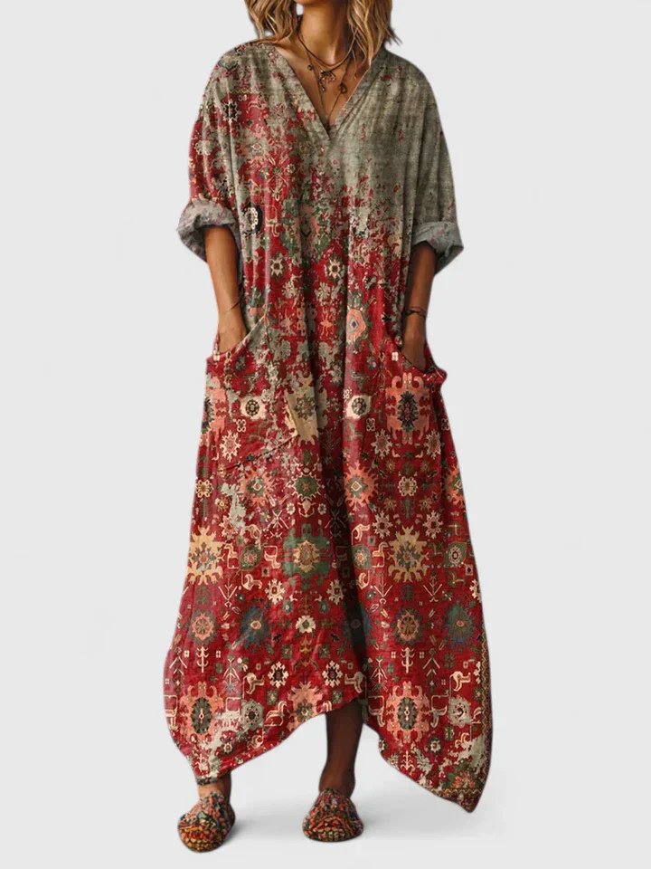 Women's Maxi Dress – Red