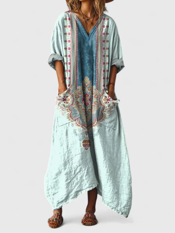 Women's Maxi Dress – Blue