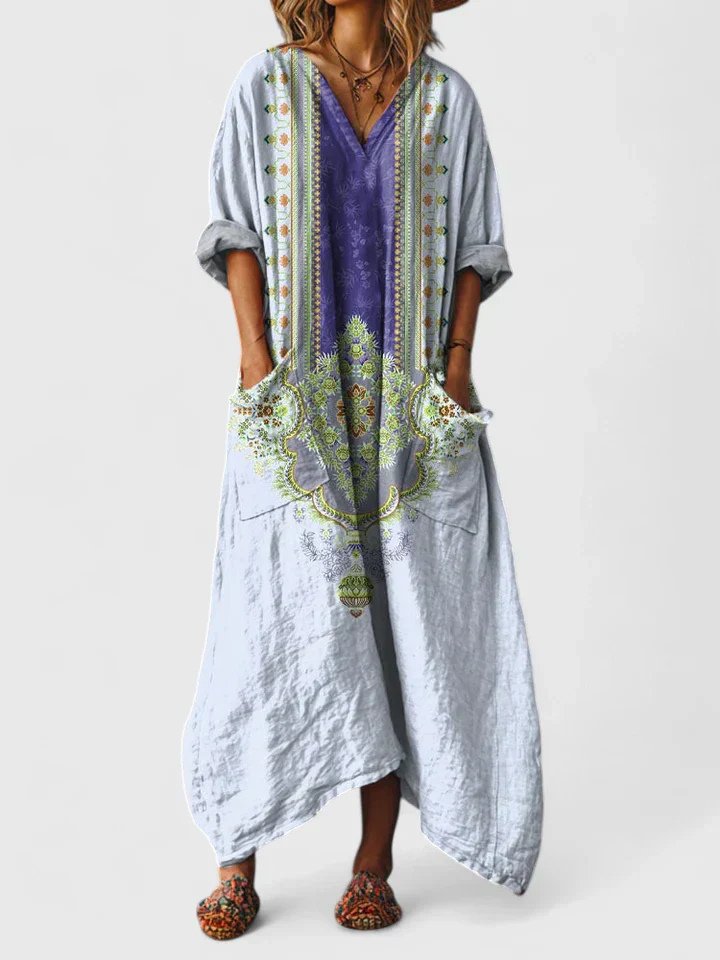 Women's Maxi Dress – Light Blue