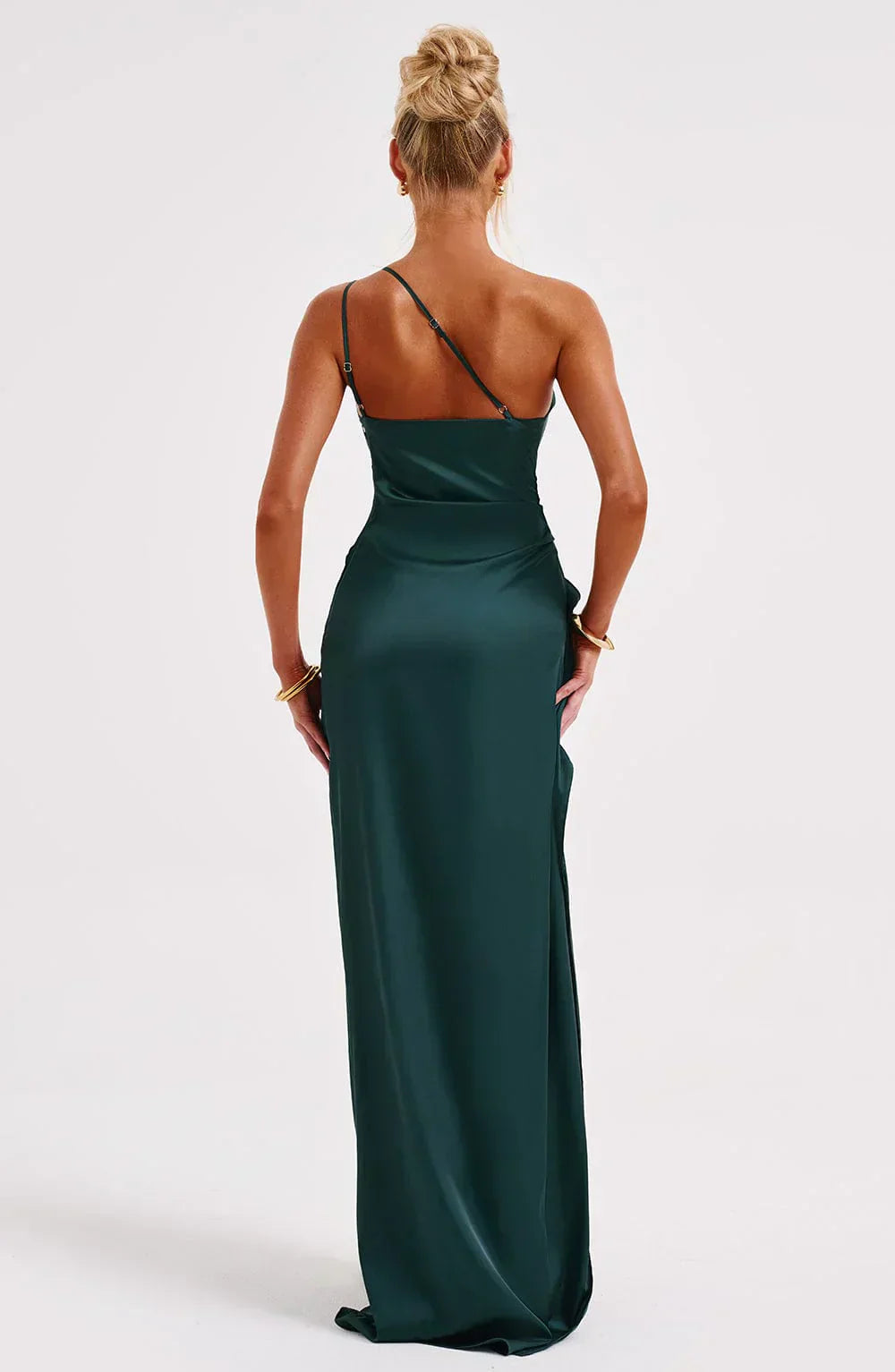 Women's One Shoulder Evening Maxi Dress