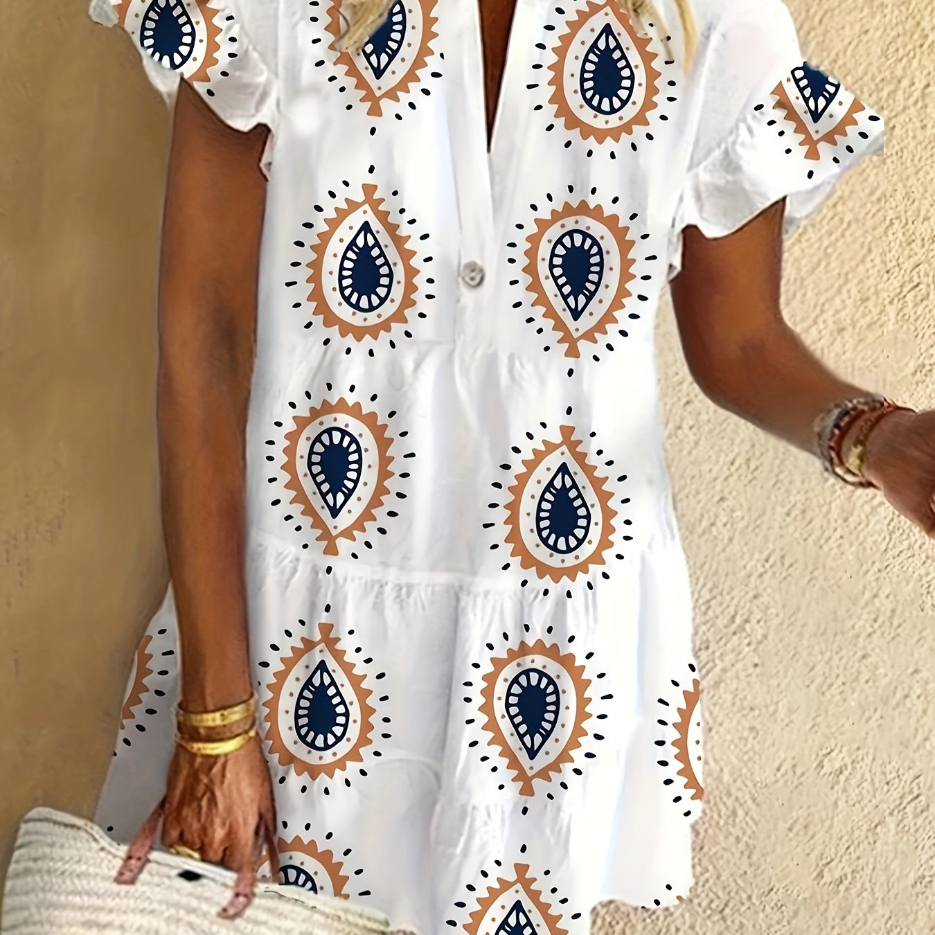 Women's Midi Dress – White