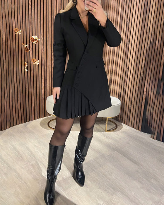 Women's Pleated Mini Dress