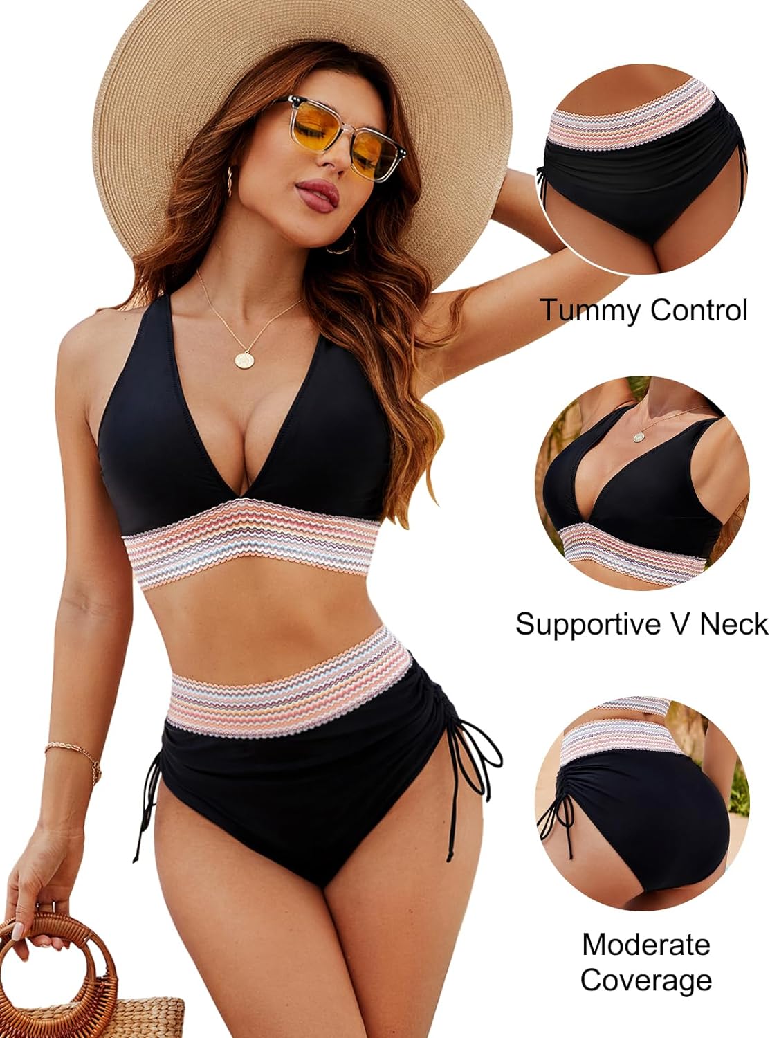 Women's V Neck Bikini