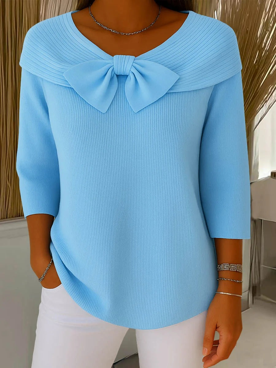 Women's Long Sleeve Pullover – Blue