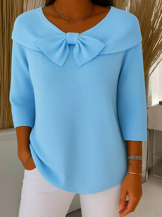 Women's Long Sleeve Pullover – Blue